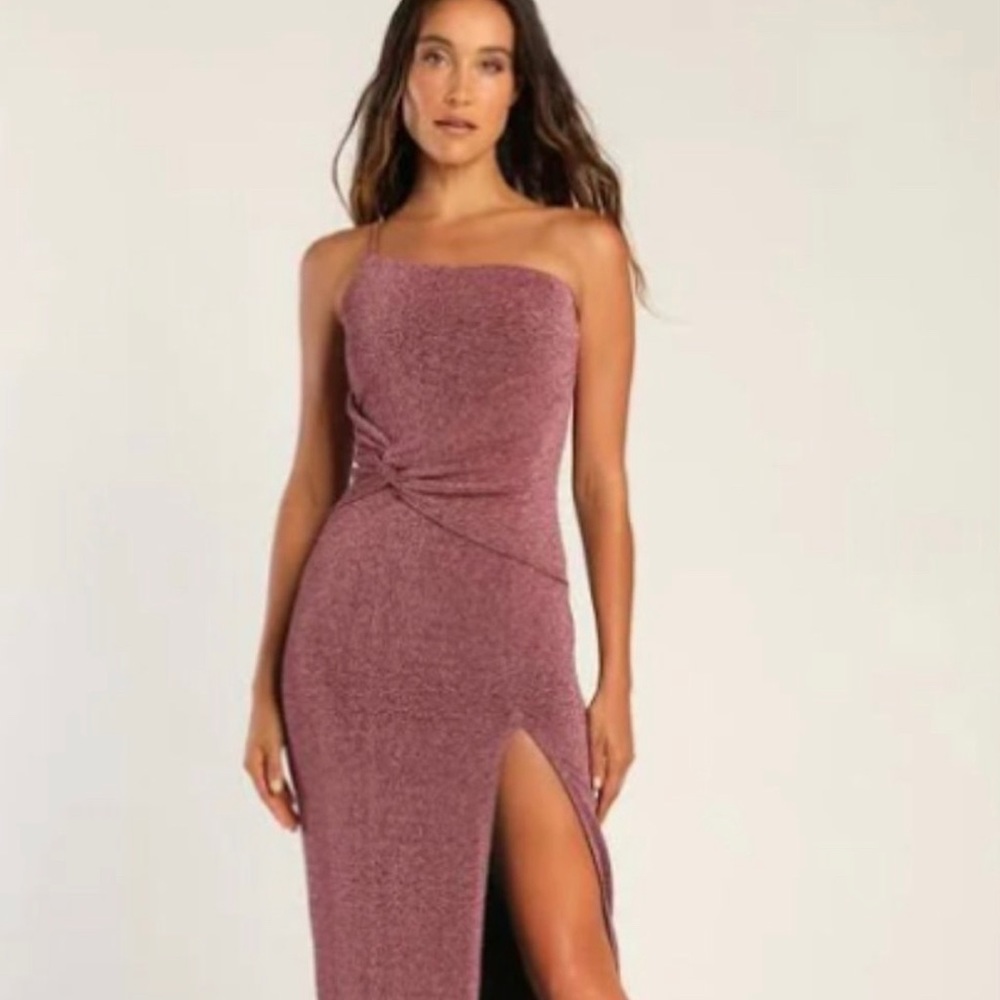 💎 NWT Lulus Fuschia Pink Gown 👗 Size Small